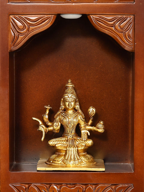 80" Huge Designer Temple with Ashtalakshmi Idols in Brass