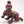 4'' Small Laddu Gopal (Crawling Krishna) | Coper Statue