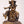 3'' Small Size Fluting Krishna With Cow | Copper Statue