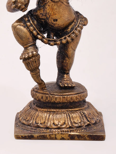 2'' Small Baby Krishna | Copper Statue