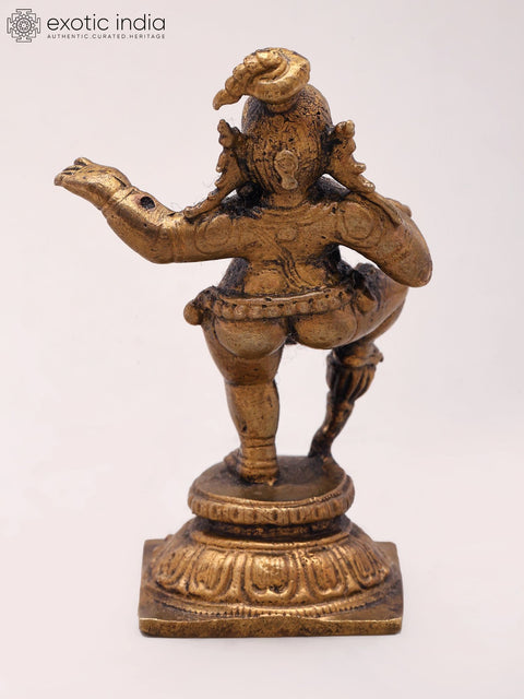 2'' Small Baby Krishna | Copper Statue