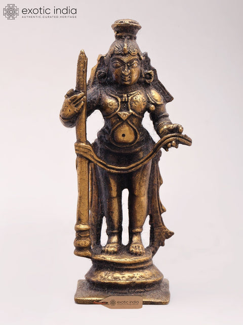 3'' Small Udupi Krishna Copper Idol