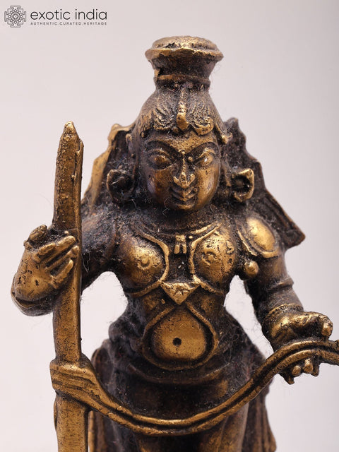 3'' Small Udupi Krishna Copper Idol