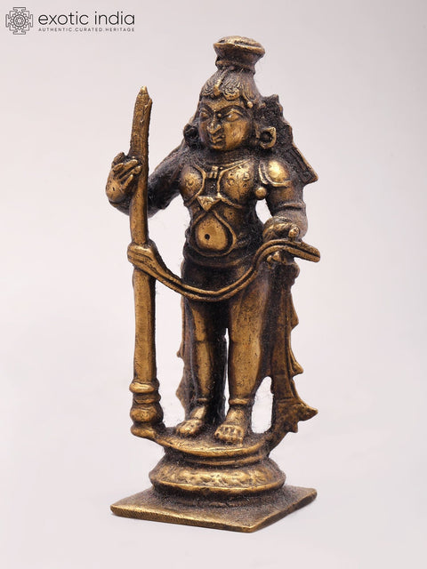 3'' Small Udupi Krishna Copper Idol