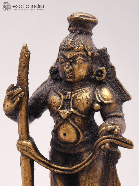 3'' Small Udupi Krishna Copper Idol