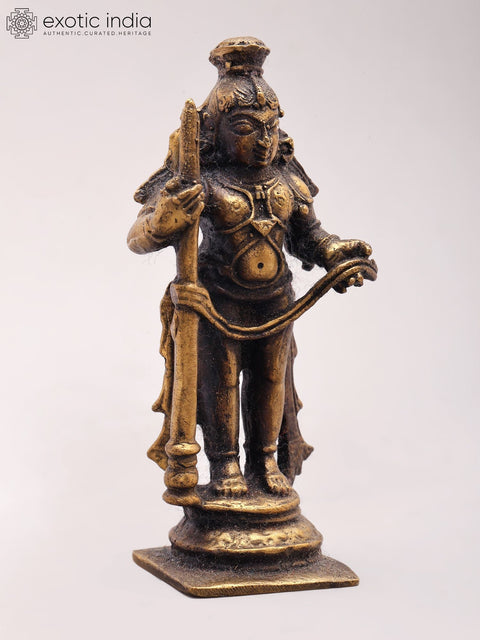 3'' Small Udupi Krishna Copper Idol