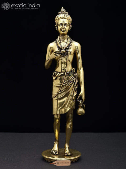 9'' Superfine Neelkanth Varni (Bhagawan Swaminarayan) | Brass Statue