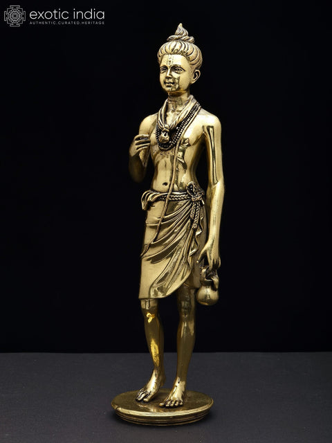 9'' Superfine Neelkanth Varni (Bhagawan Swaminarayan) | Brass Statue