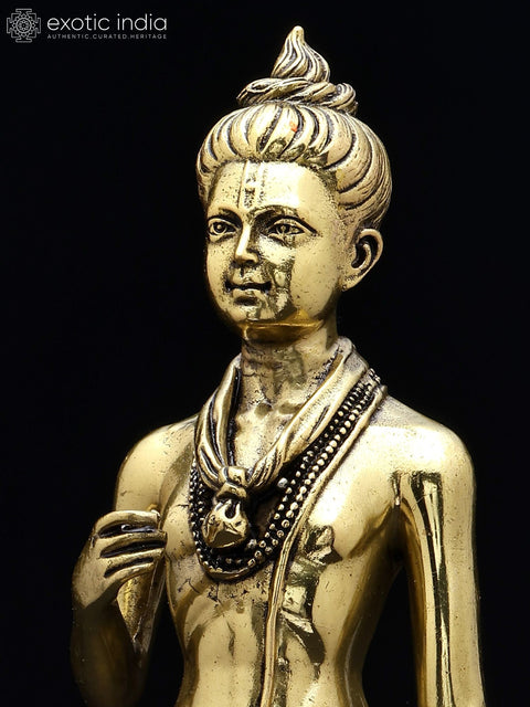 9'' Superfine Neelkanth Varni (Bhagawan Swaminarayan) | Brass Statue