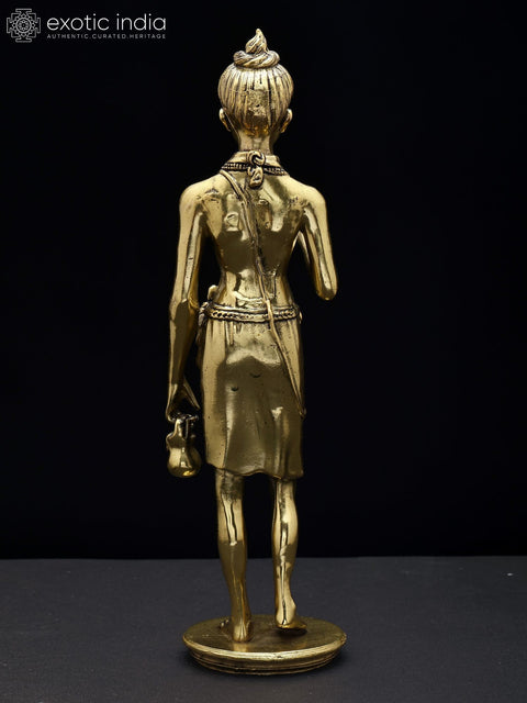 9'' Superfine Neelkanth Varni (Bhagawan Swaminarayan) | Brass Statue