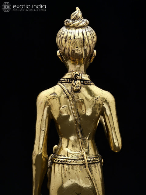 9'' Superfine Neelkanth Varni (Bhagawan Swaminarayan) | Brass Statue