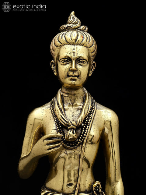 9'' Superfine Neelkanth Varni (Bhagawan Swaminarayan) | Brass Statue