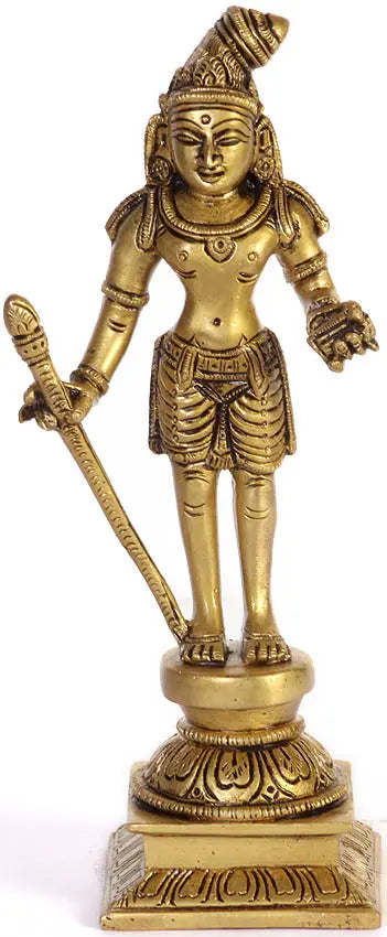 Shiva-Gana Brass Statue Handmade