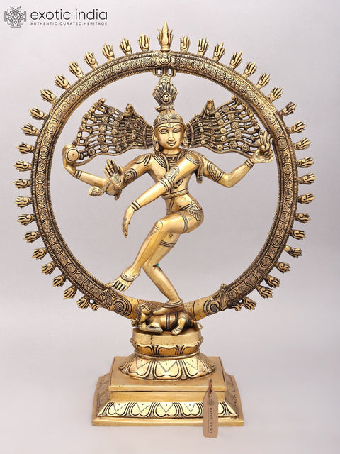 21" Nataraja (Dancing Lord Shiva) | Brass Statue