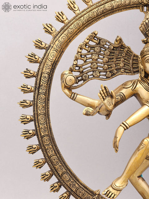 21" Nataraja (Dancing Lord Shiva) | Brass Statue