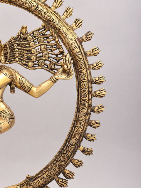 21" Nataraja (Dancing Lord Shiva) | Brass Statue
