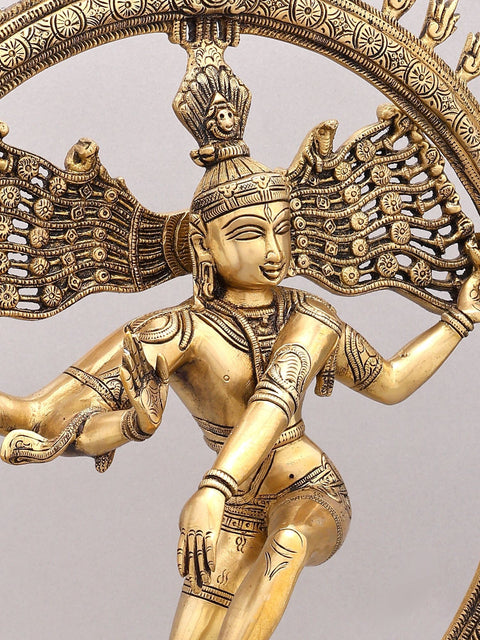 21" Nataraja (Dancing Lord Shiva) | Brass Statue