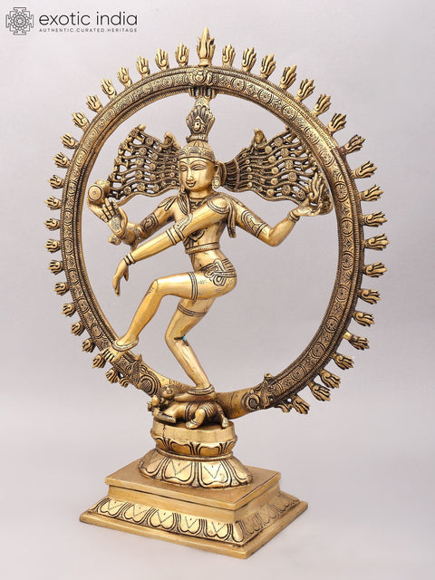 21" Nataraja (Dancing Lord Shiva) | Brass Statue