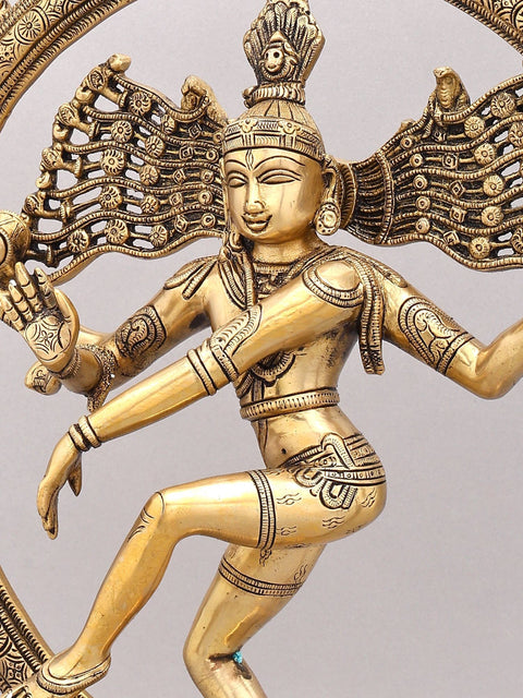 21" Nataraja (Dancing Lord Shiva) | Brass Statue