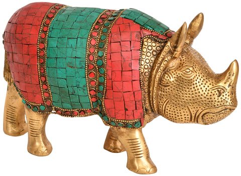 Inlaid Rhinoceros