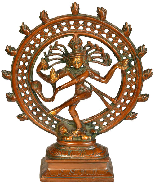 9" Nataraja Handmade Brass Statue
