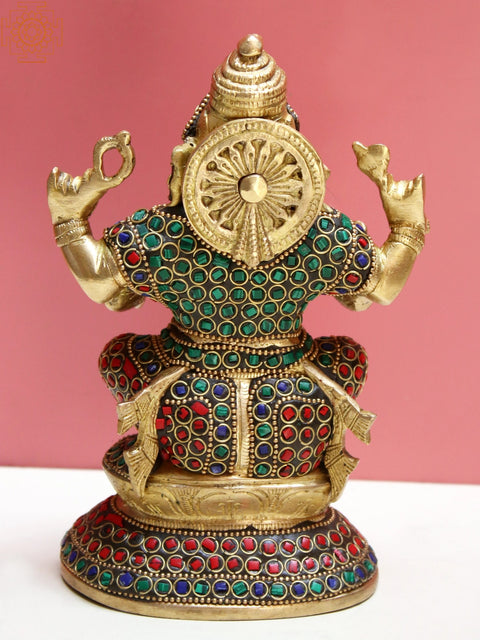8" Brass Lord Ganesha