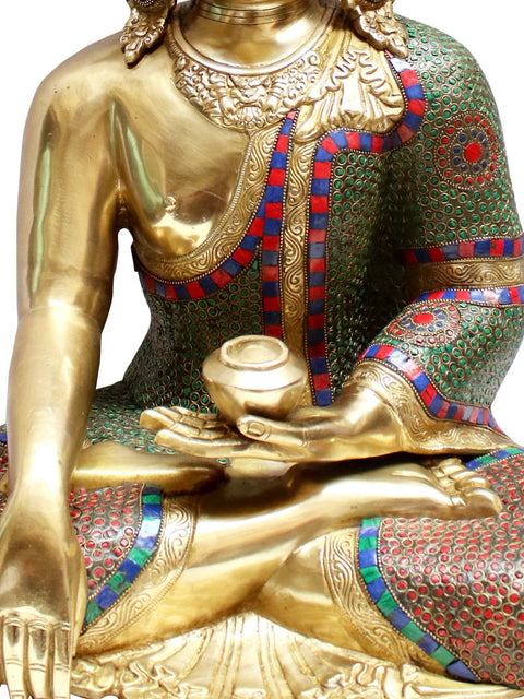22' Crown Buddha in Bhumisparsha Mudra