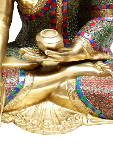 22' Crown Buddha in Bhumisparsha Mudra