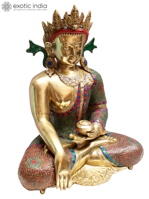 22' Crown Buddha in Bhumisparsha Mudra