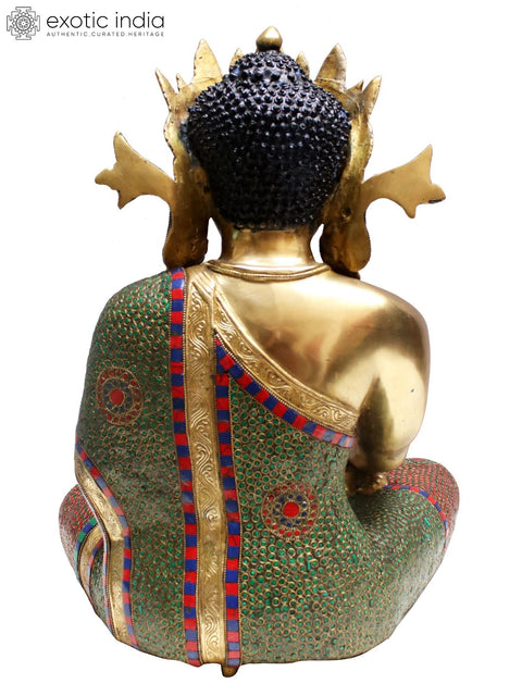 22' Crown Buddha in Bhumisparsha Mudra