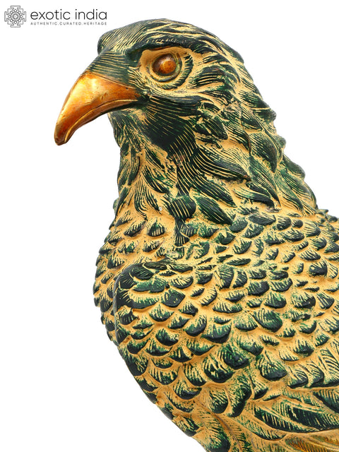 15" Brass Eagle Figurine | Home Decor