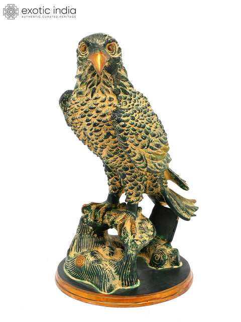 15" Brass Eagle Figurine | Home Decor