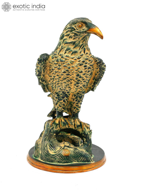 15" Brass Eagle Figurine | Home Decor