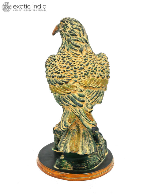 15" Brass Eagle Figurine | Home Decor