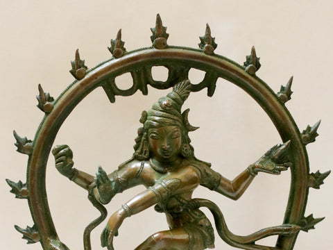 12" Nataraja Brass Statue | Dancing Lord Shiva Idol