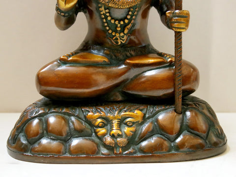 10' Brass Lord Shiva