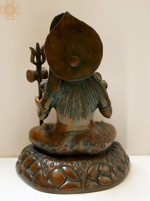 10' Brass Lord Shiva
