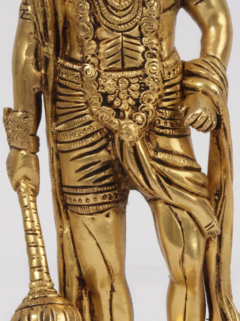 10'' Hanuman: The Formidable Warrior | Brass