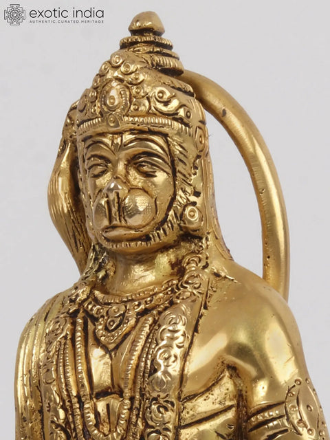 10'' Hanuman: The Formidable Warrior | Brass