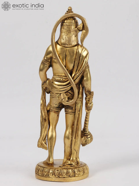 10'' Hanuman: The Formidable Warrior | Brass