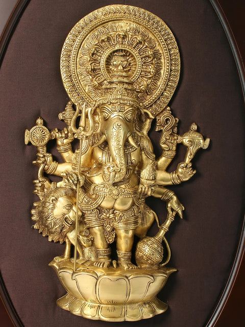 Drishti Ganesha (Framed Sculpture)