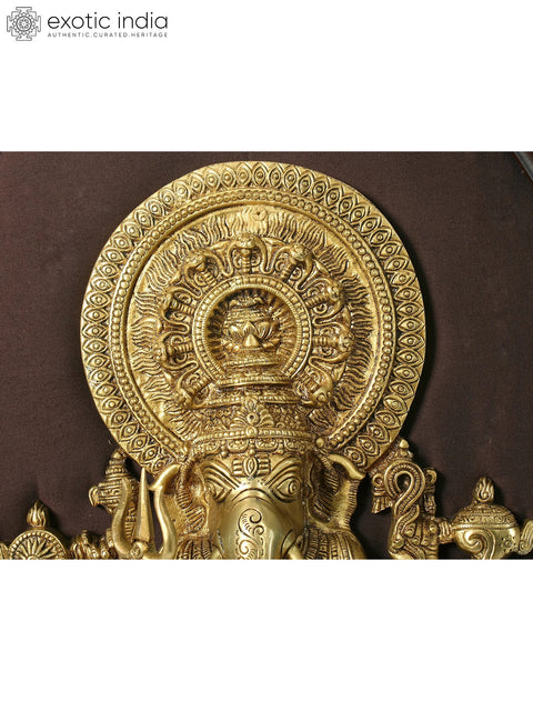 Drishti Ganesha (Framed Sculpture)