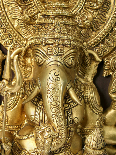Drishti Ganesha (Framed Sculpture)