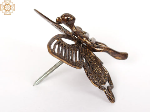 3" Small Brass Angel with Wings | Wall Decor