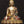 8'' Seated Bhumisparsha Mudra Buddha | Brass With Inlay Work