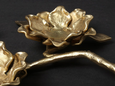 Brass Exquisite Multiple Flower Decor Stand