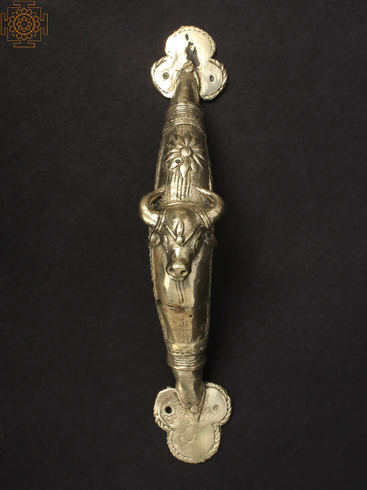 10'' Barasingha (Stag) | Brass Door Handle
