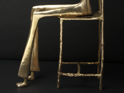 18" Brass Trumpet Master | Home Décor