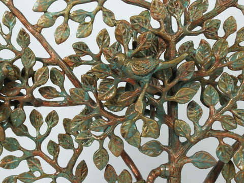 20" Brass Tree of Life with Stand