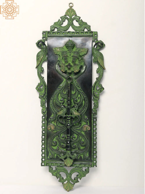20" Kirtimukha Brass Door Knocker Handmade